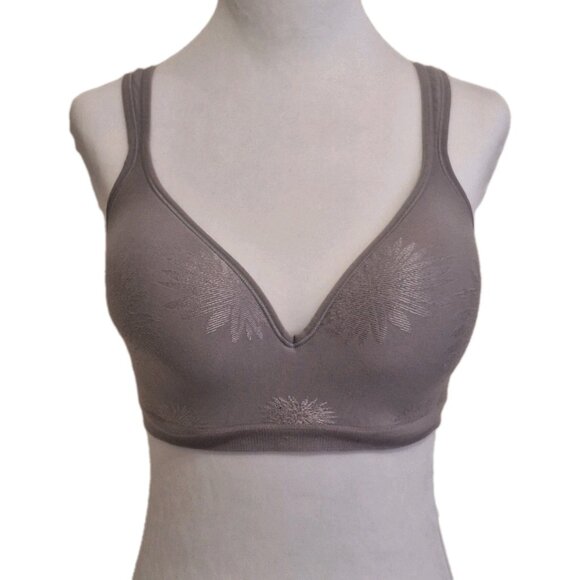 BALI WIRELESS BRA SIZE 38D GREY - Picture 1 of 6